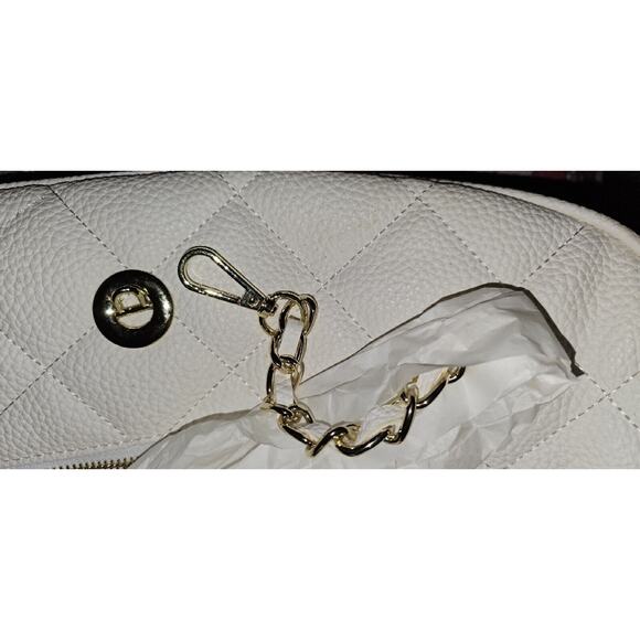 ? Masson Luxury Quilted Double Racket Bag Backpack Gold/White Holds 6 Rackets! main image 14
